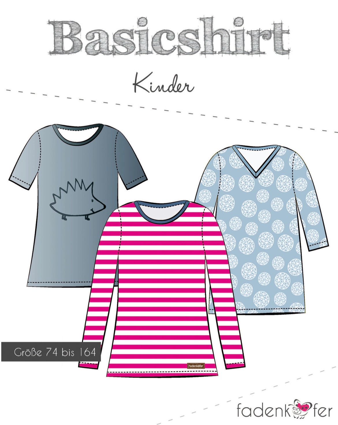 Fadenkäfer Schnittmuster "Basicshirt"
Kinder