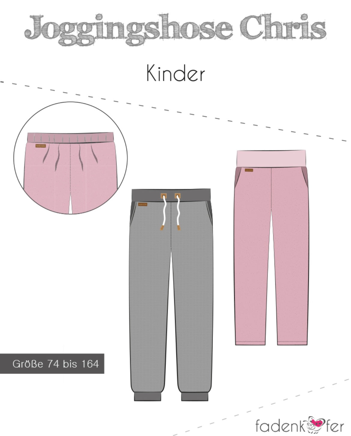Fadenkäfer Schnittmuster "Chris" Jogginghose Kinder
