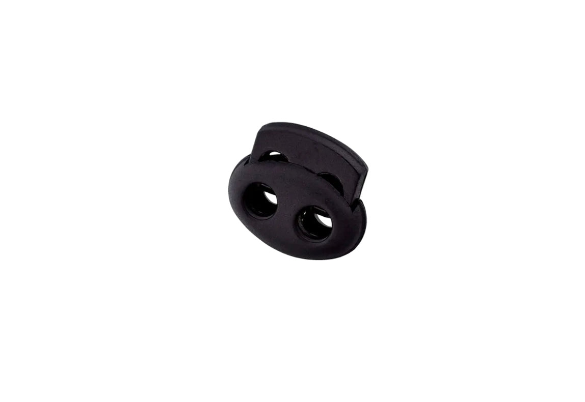 Kordelstopper Durchlass 3mm schwarz15mm