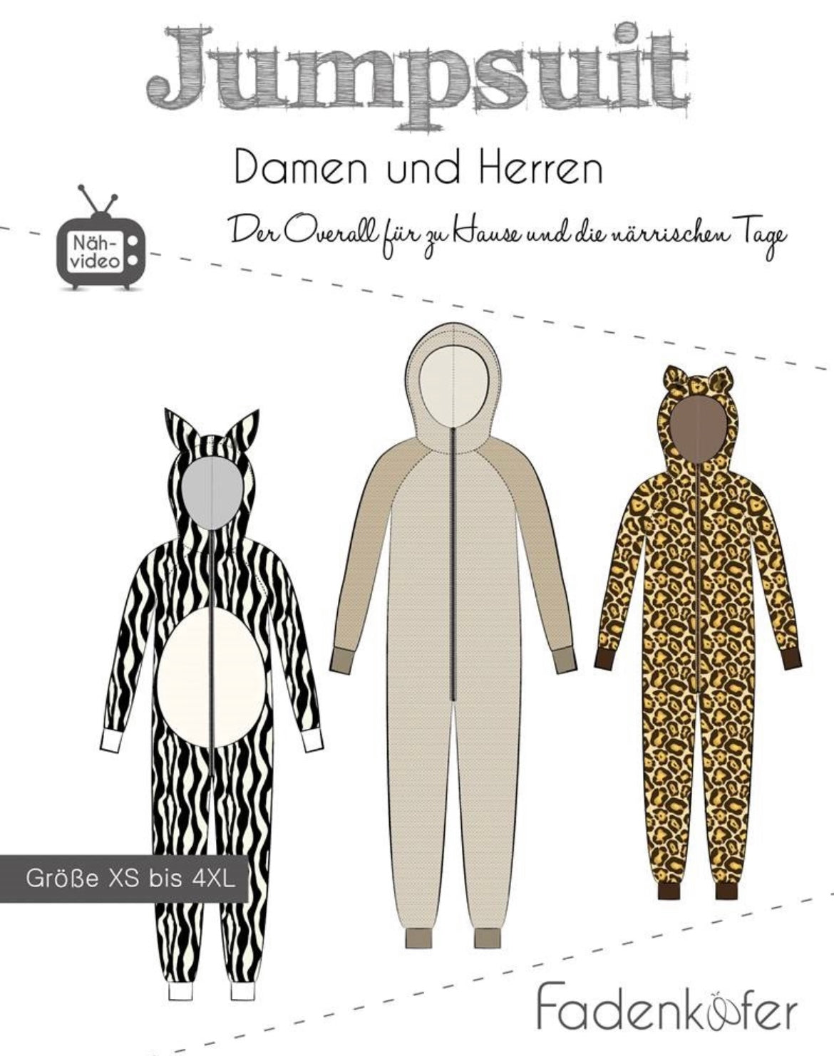 Fadenkäfer Schnittmuster "Jumpsuit"
Damen und Herren