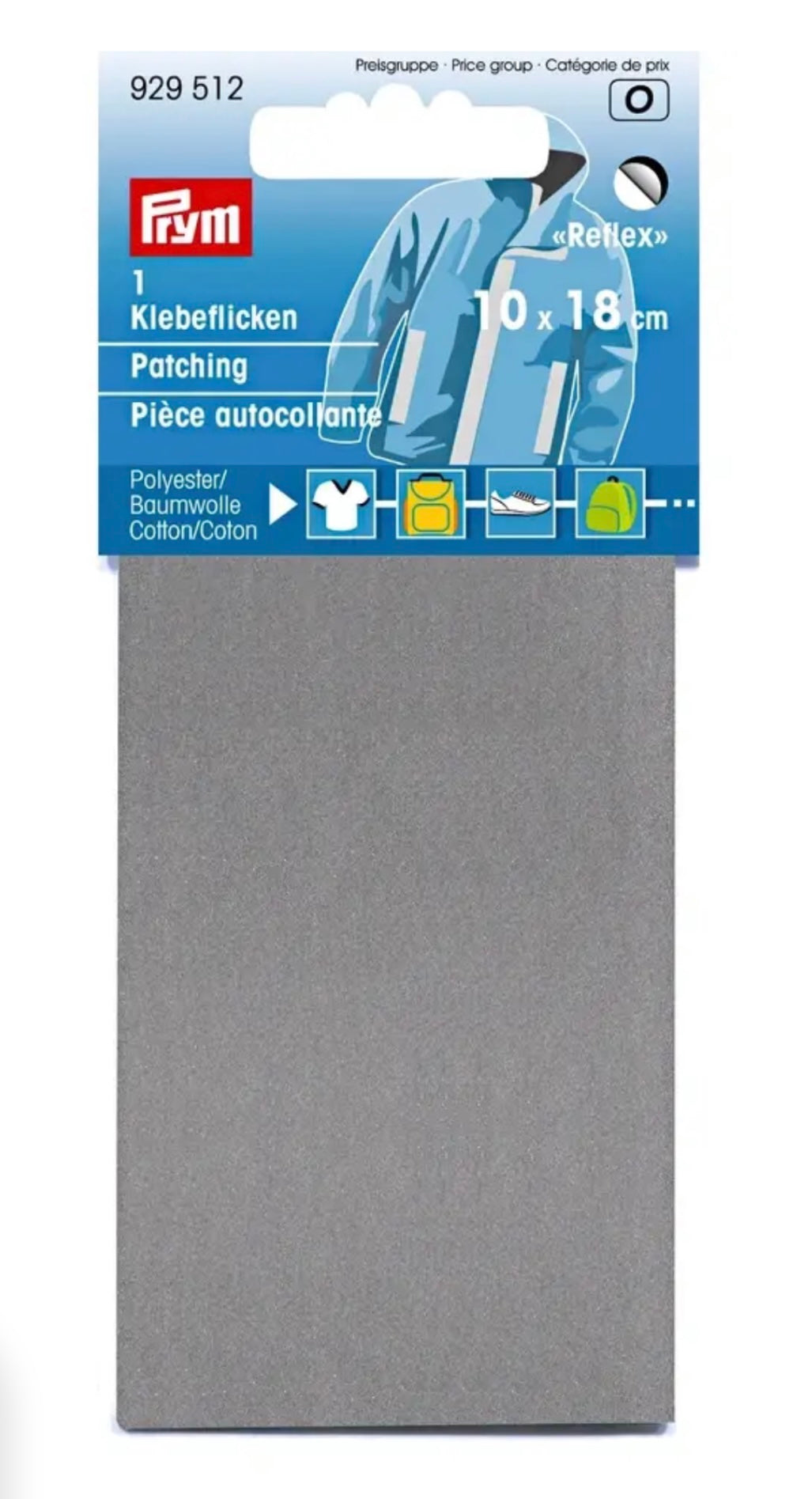 Prym Klebeflicken reflektierend
silber 10x18 cm