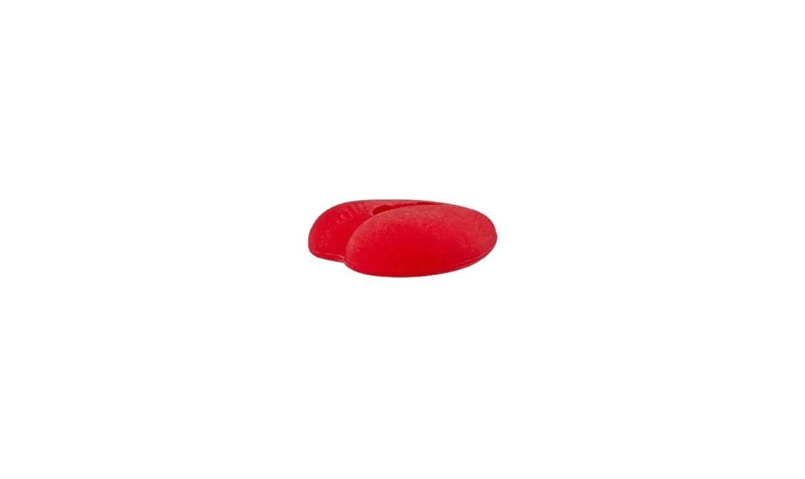 Knopf Herz 12mm rot