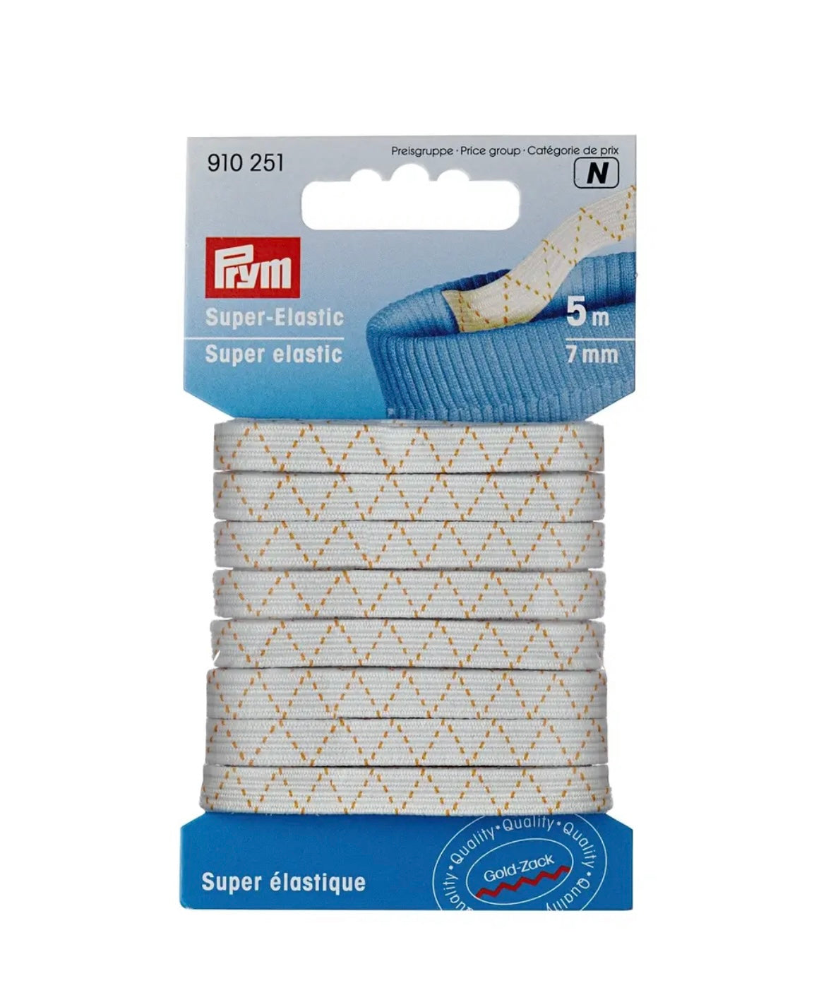 Prym Super-Elastic 5m
7mm