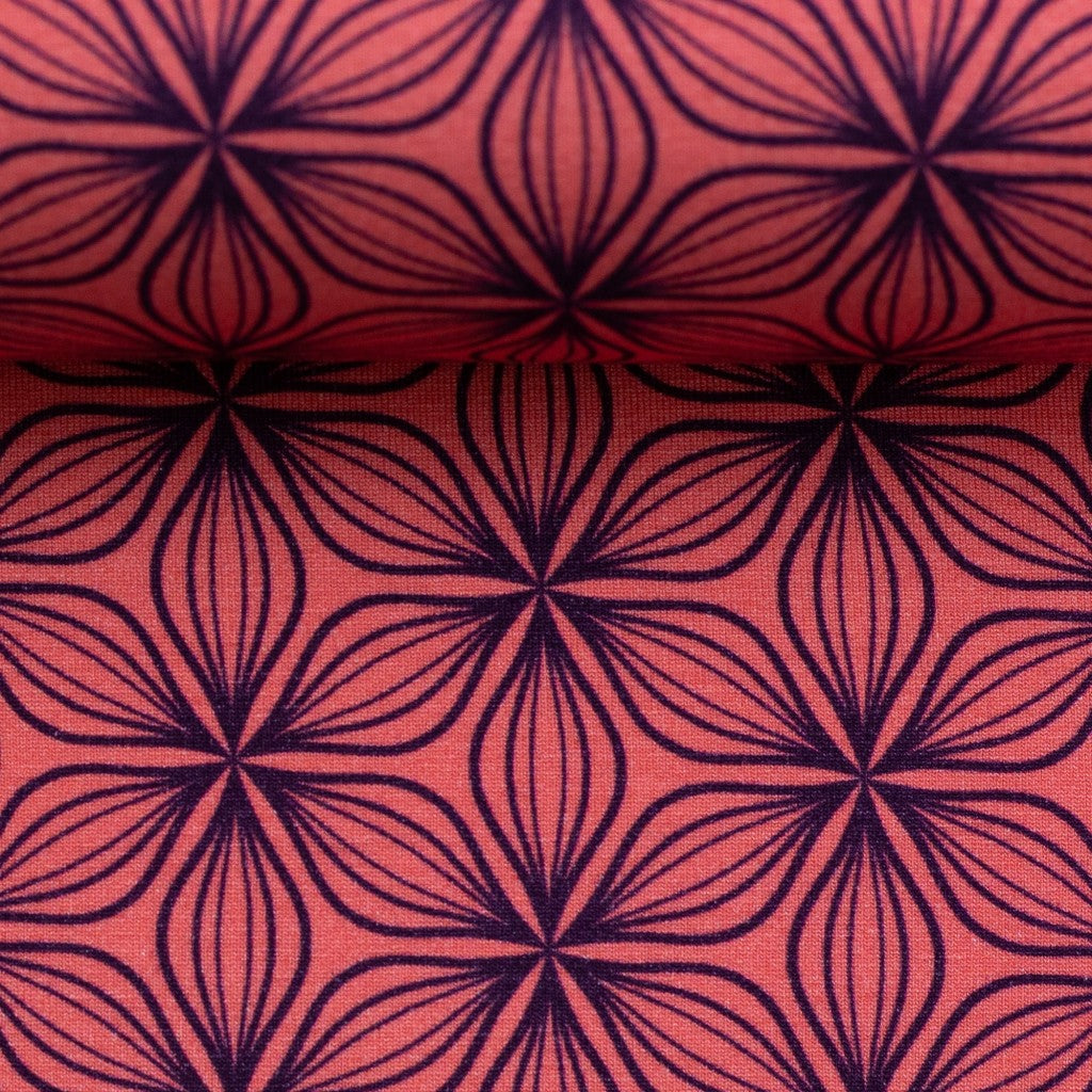 Viskosejersey Puristic Flowers
by lycklig design Swafing