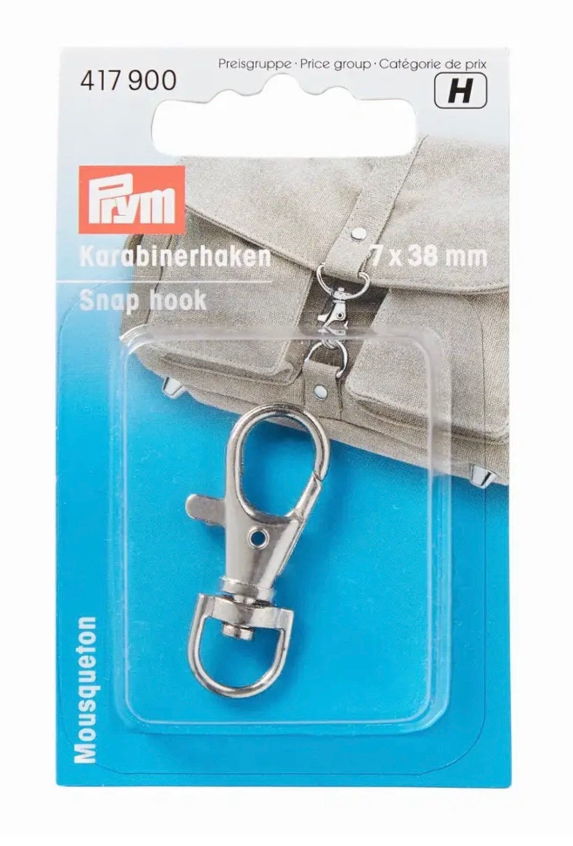 Karabinerhaken
7x38mm silber