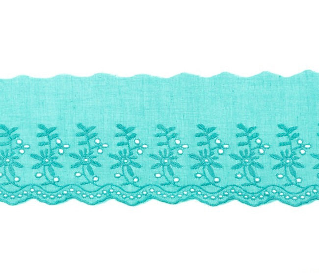 Lochspitzenband Uni
9,0cm breit