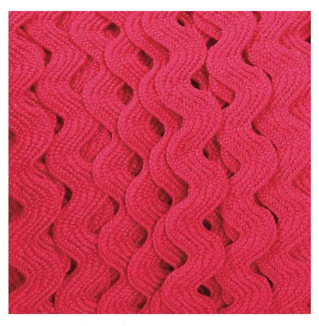 Zackenlitze uni 12mm
signalrot