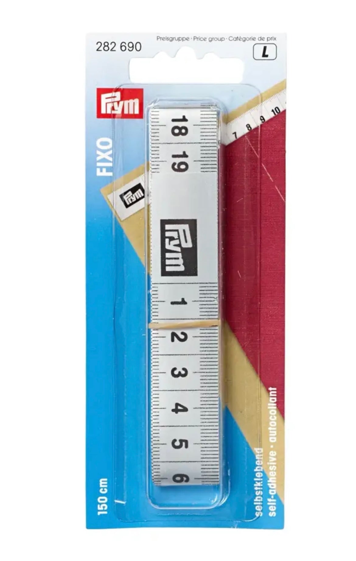 Prym Maßband Fixo selbstklebend