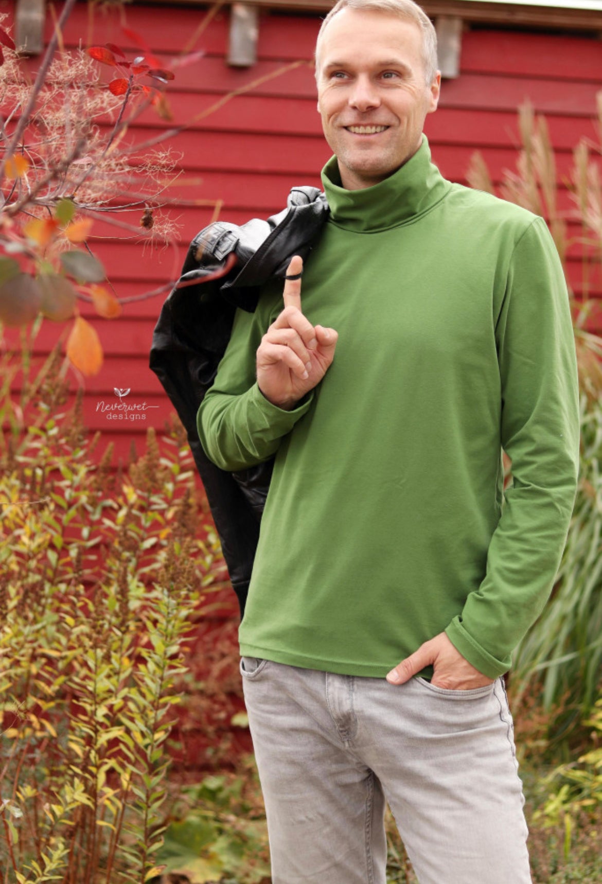 Fadenkäfer Schnittmuster "Rollkragen-Pullover" Herren