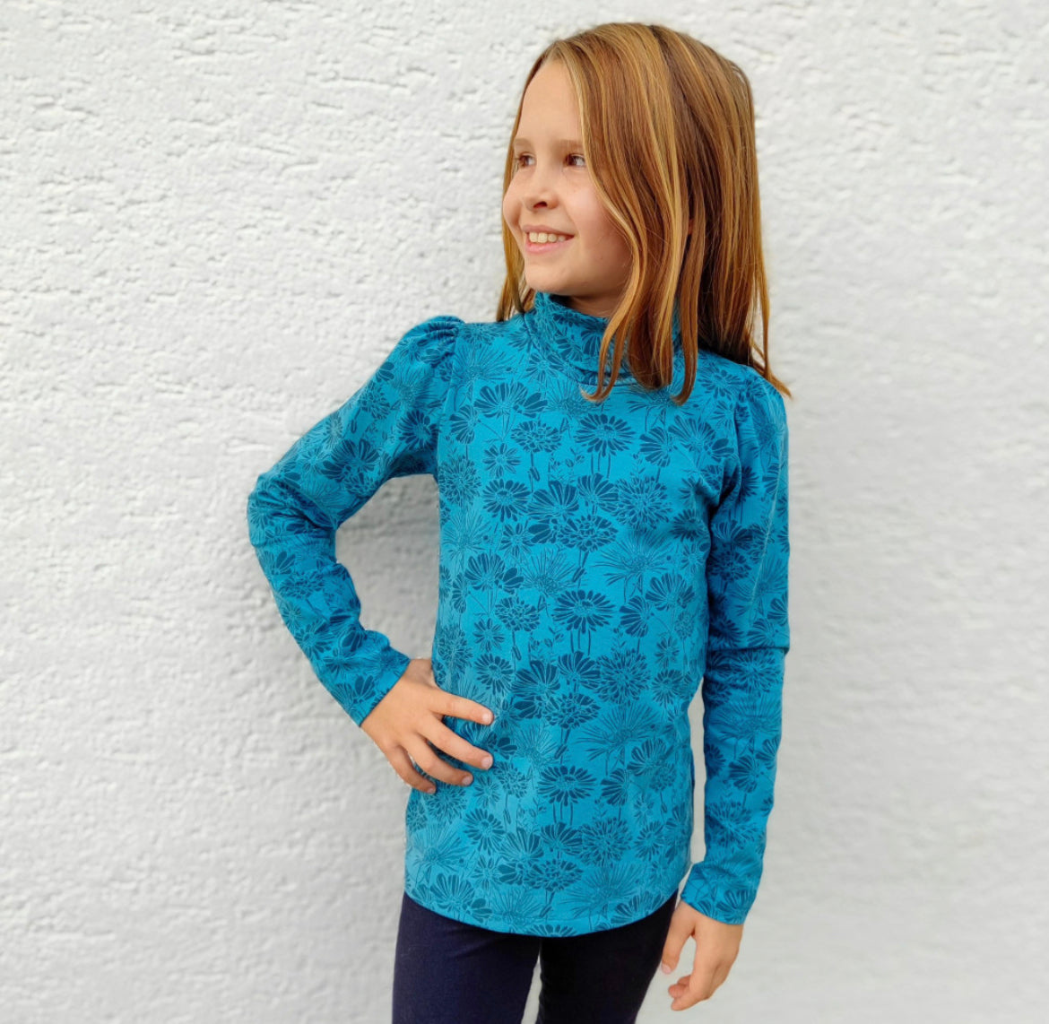 Fadenkäfer Schnittmuster "Rollkragen-Pullover" Kinder