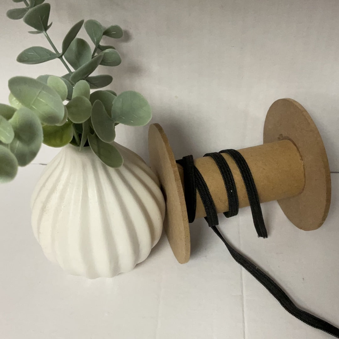 Gummilitze schwarz 6mm