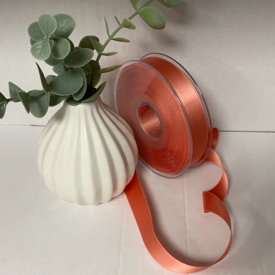 Satinband Uni 16mm waldrose