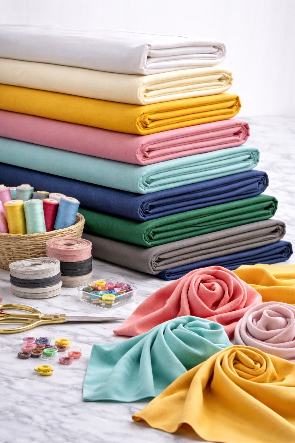 Jersey Stoff uni Baumwolljersey Meterware einfarbig Stoffe Nähen Kleidung weich dehnbar Detailaufnahme