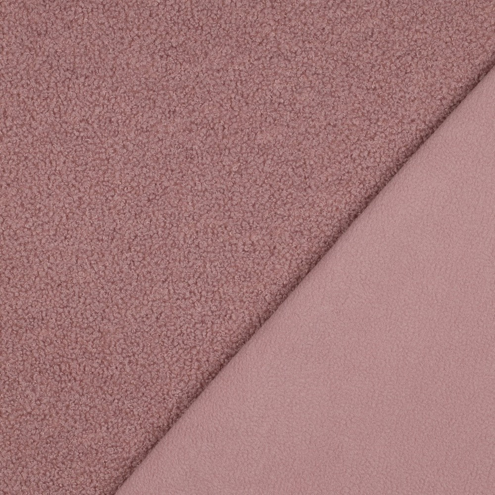 Teddyfleece Boucle Doubleface altrosa