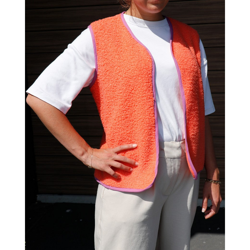 Teddyfleece Boucle Doubleface altrosa