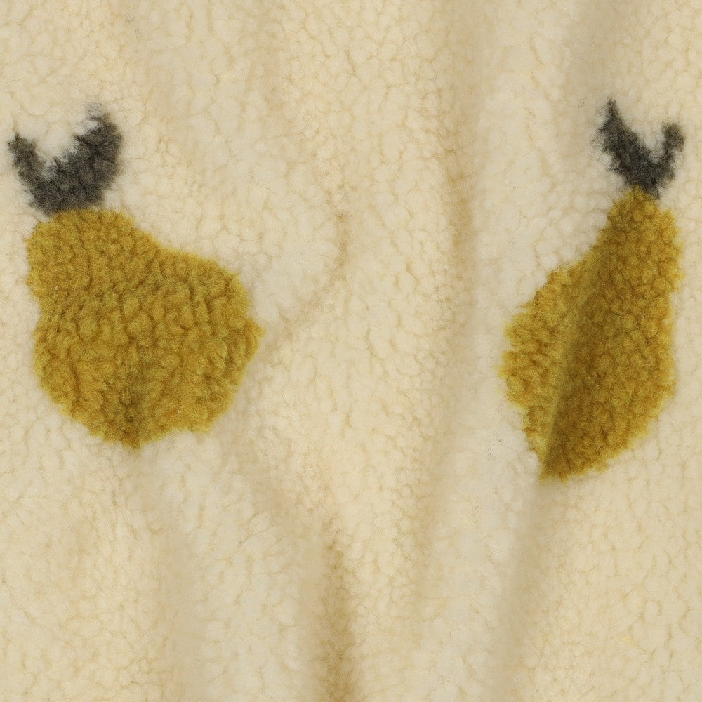 Teddy Fleece Jacquard Birne