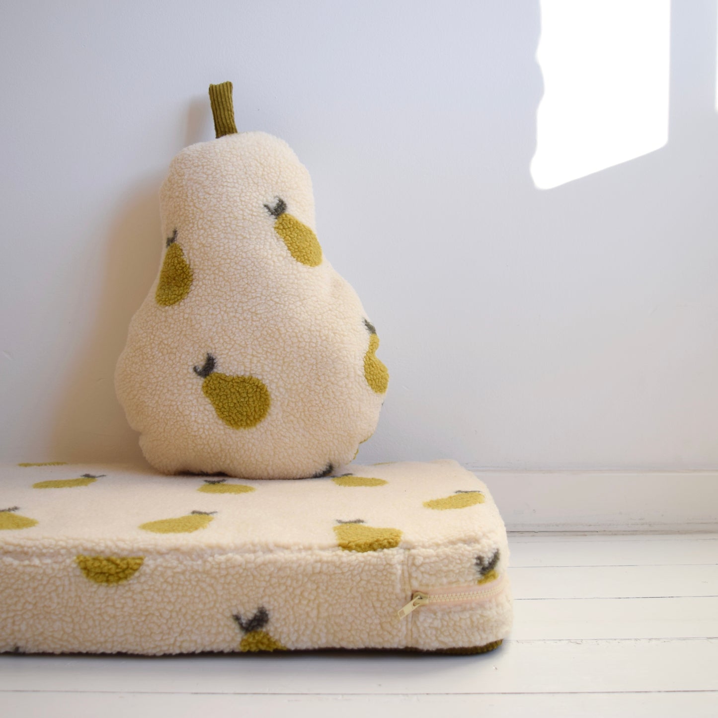 Teddy Fleece Jacquard Birne