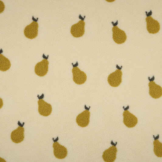 Teddy Fleece Jacquard Birne