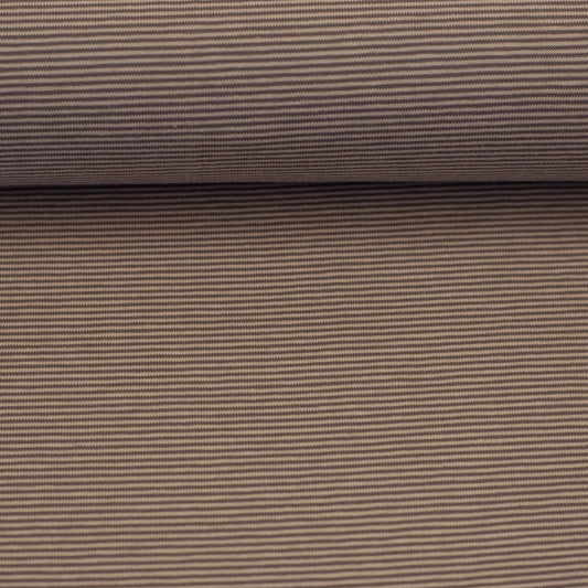 Baumwolljersey Bella Swafing Streifen sand/schlamm