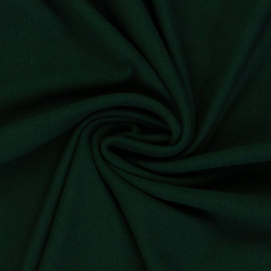 Sweat angerauht uni Swafing Eike dunkelgrün