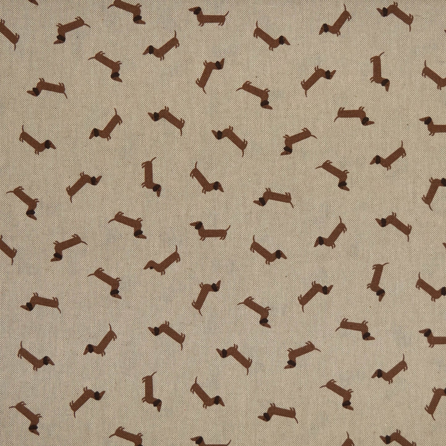 Canvas Balingen Leinenoptik Dackel Hund Swafing