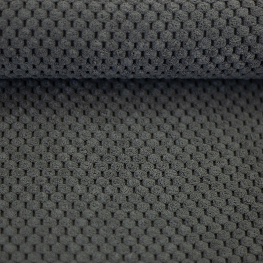Deko Velour Samt Parma Swafing grau