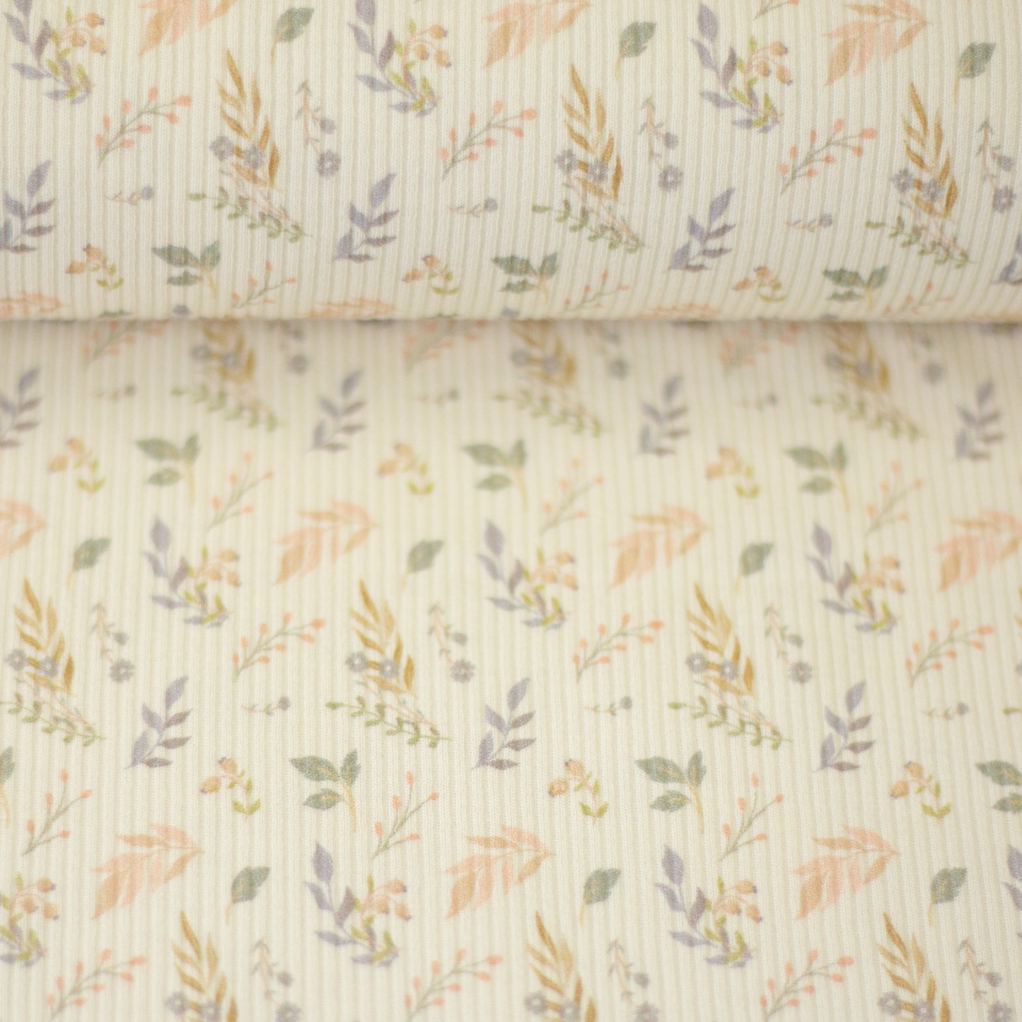 Rippjersey "Mia" Swafing Floral Zweige Blätter