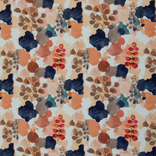 elastische Viskose Jill Swafing Aquarell Floral