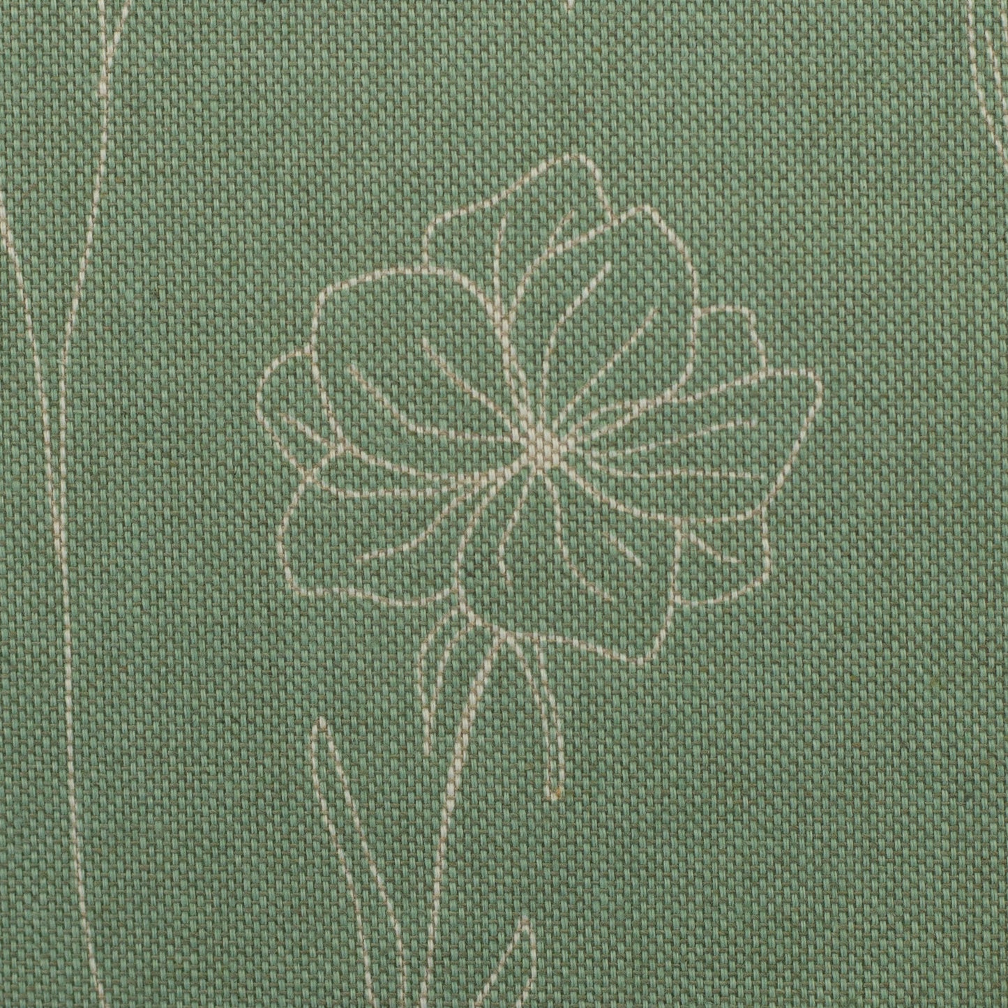 Dekostoff Canvas Leinenoptik Linde Blumen Gräser Swafing altmint
