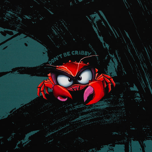 French Terry Panel Krabbe Eddy the Crab by Thorsten Berger Swafing