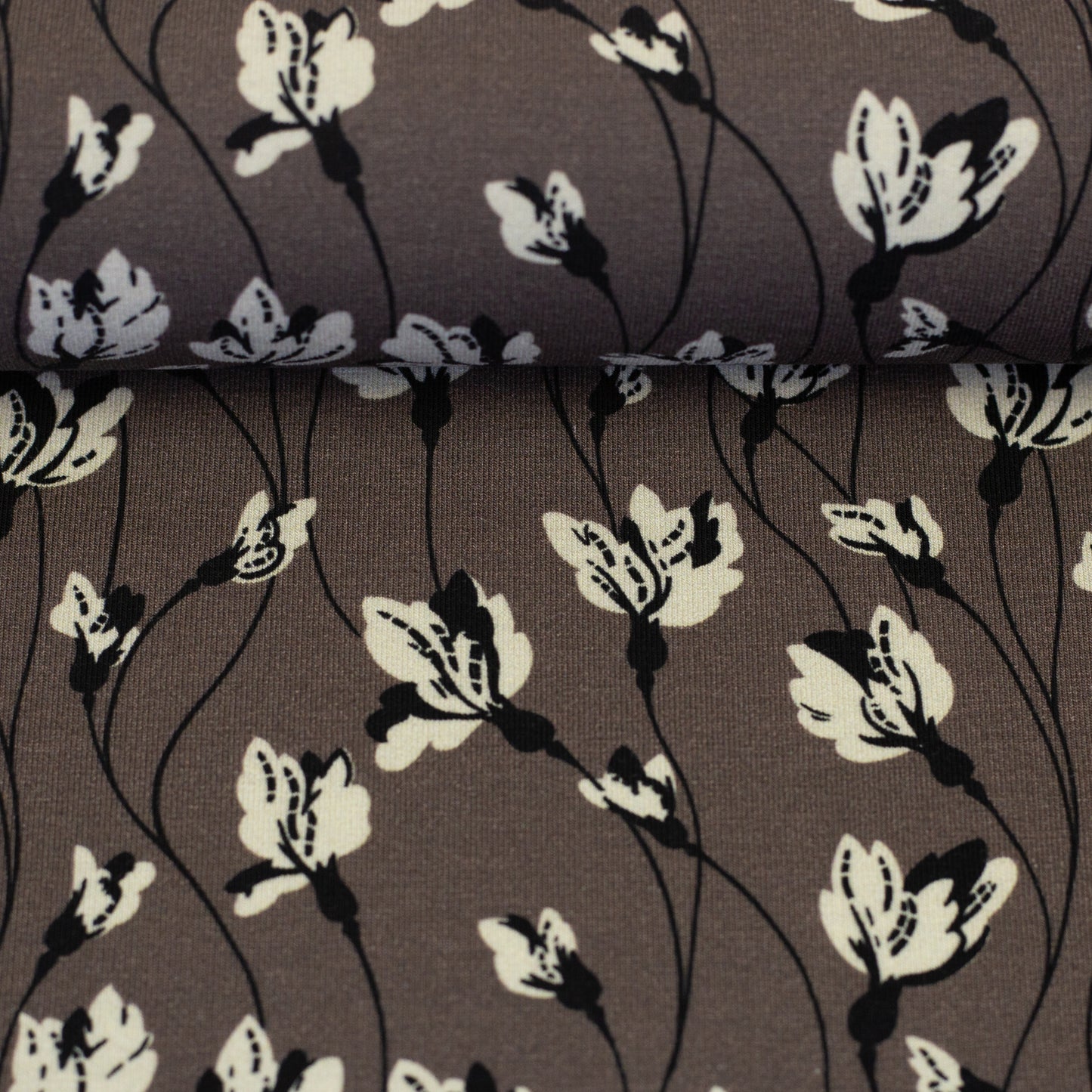 Baumwolljersey Kalamos Floral von Swafing