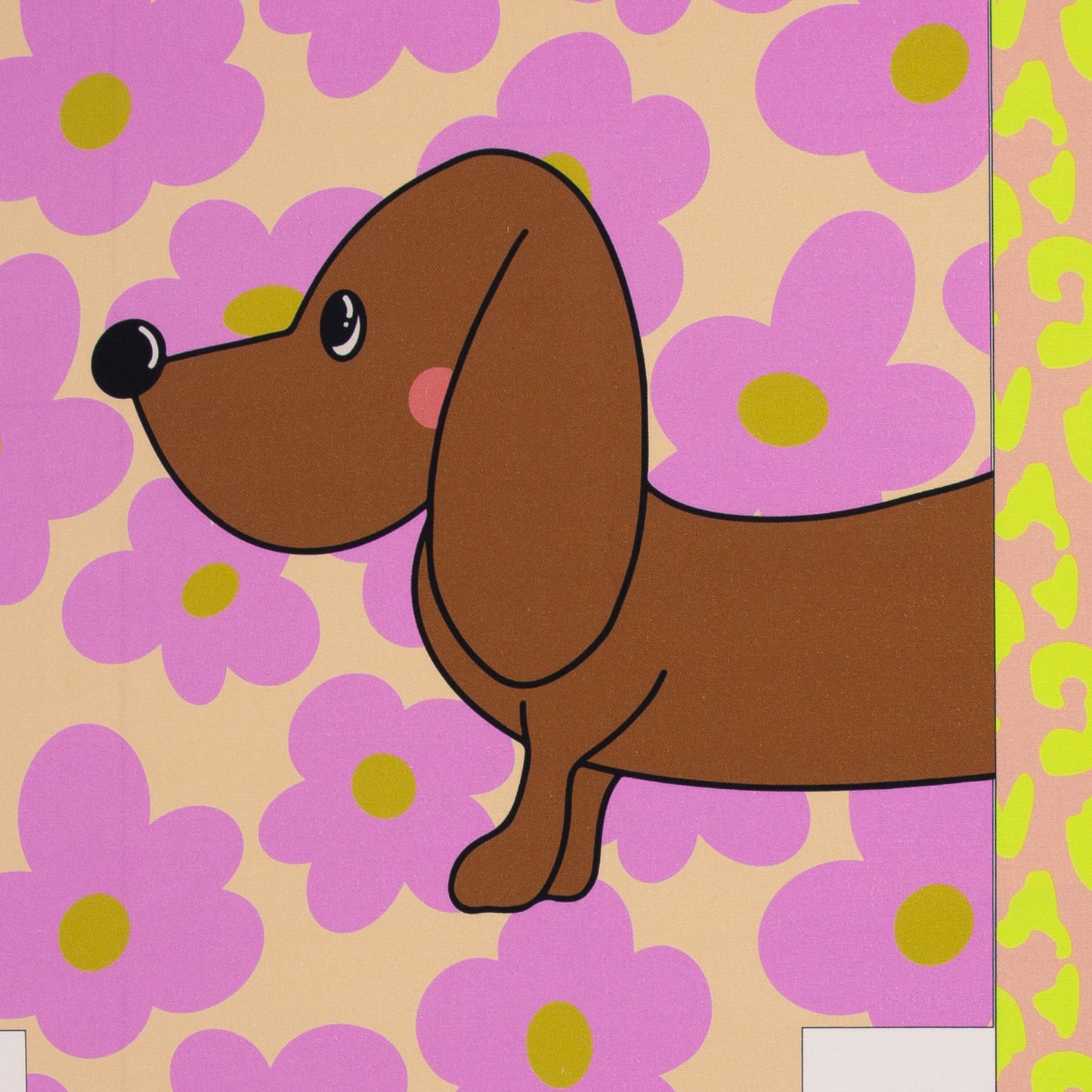 Canvas Cut and Sew Beutel von Cherry Picking Swafing Dackel