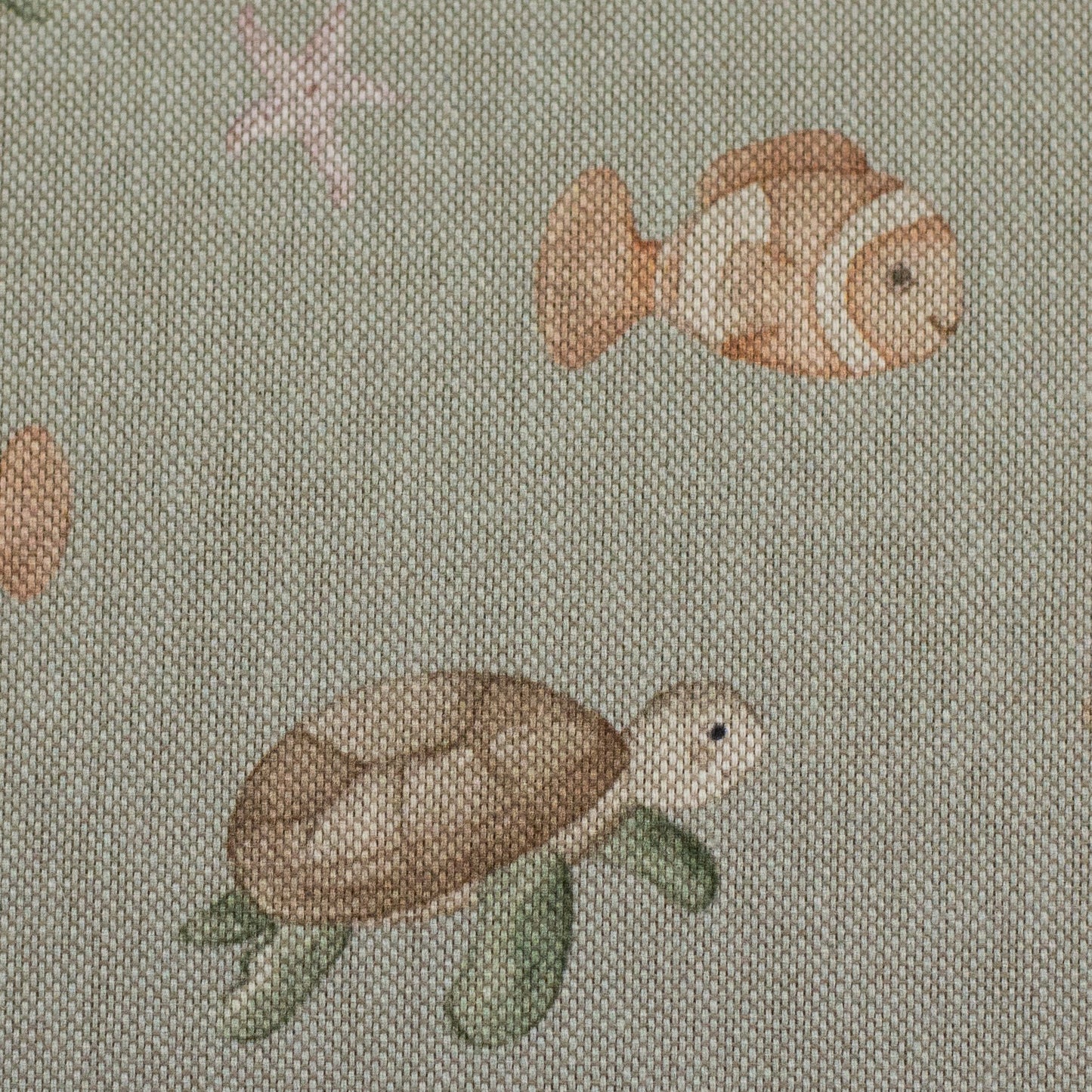 Canvas „Beach“ by Christiane Zielinski Schildkröte Clownfisch Swafing