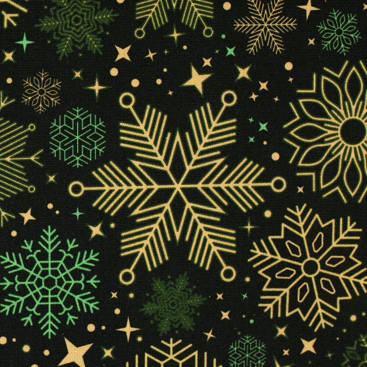 Baumwolle Weihnachten Schneeflocke Joyful Christmas Swafing