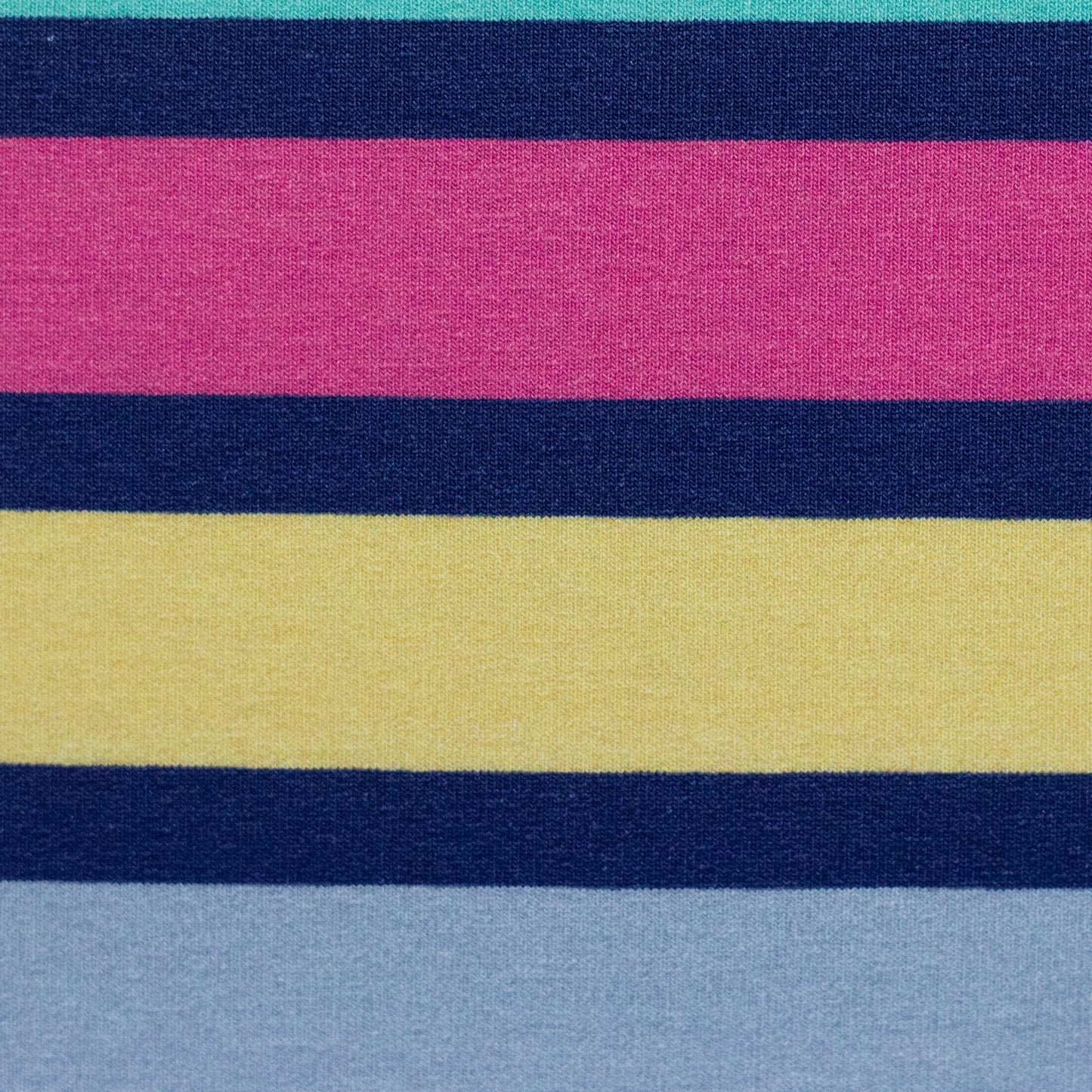 French Terry Panel Simply Stripes by Lillesol & Pelle Swafing blau