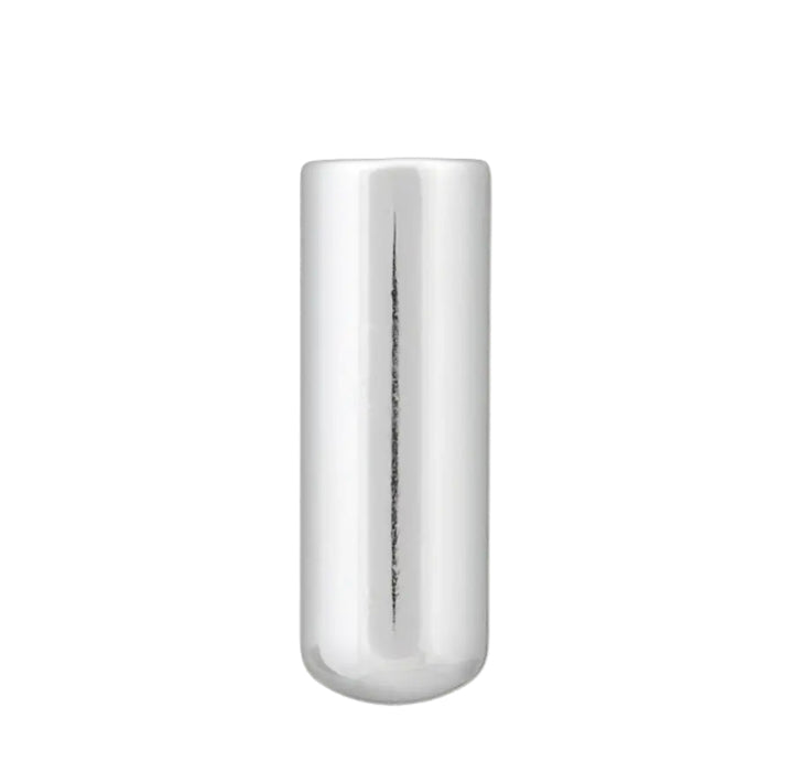 Kordelende Metall 25 mm Durchlass 7 mm silber