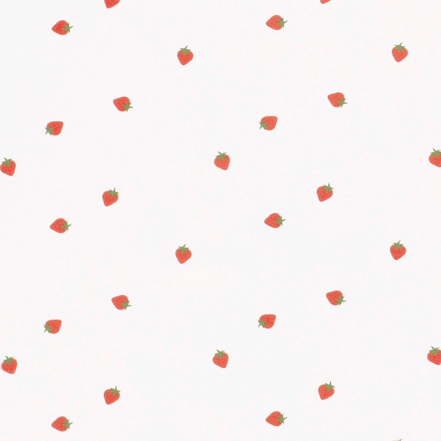 Baumwolle Popeline Erdbeere