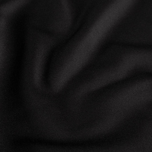 Baumwoll-Romanit Jersey schwarz Punta di Roma