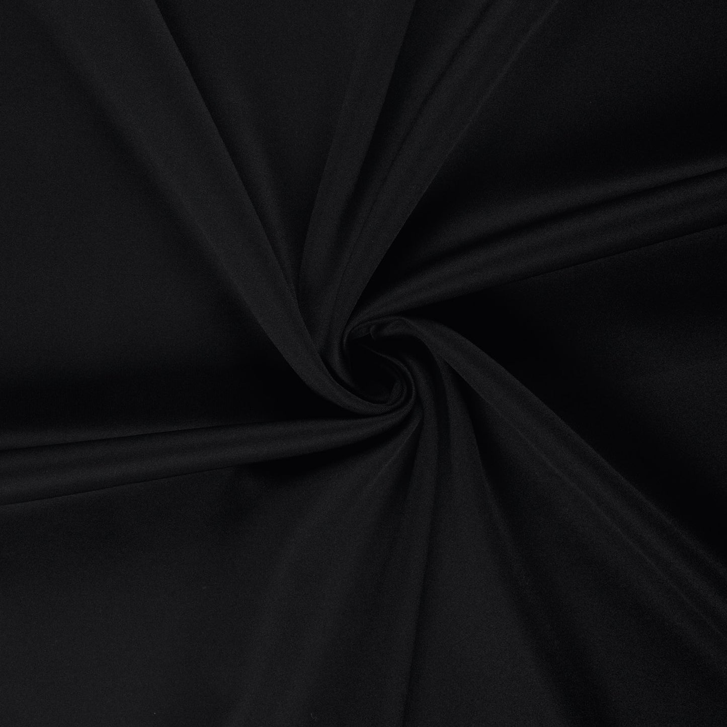 Baumwoll-Romanit Jersey schwarz Punta di Roma