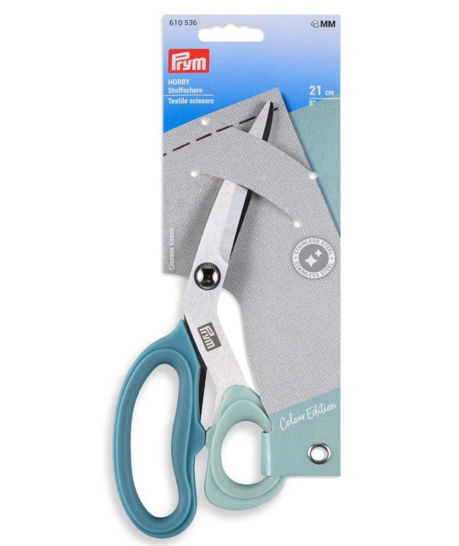 Prym Stoffschere 21 cm blau mint