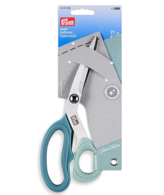 Prym Stoffschere 21 cm blau mint