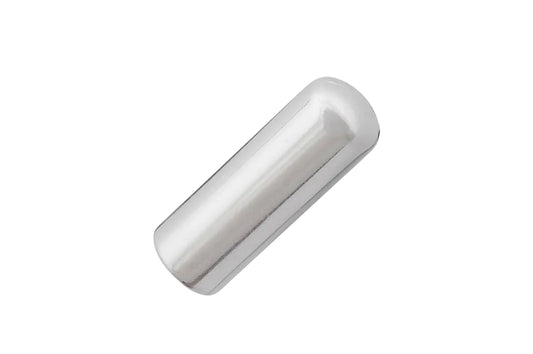 Kordelende Metall 25 mm Durchlass 7 mm silber