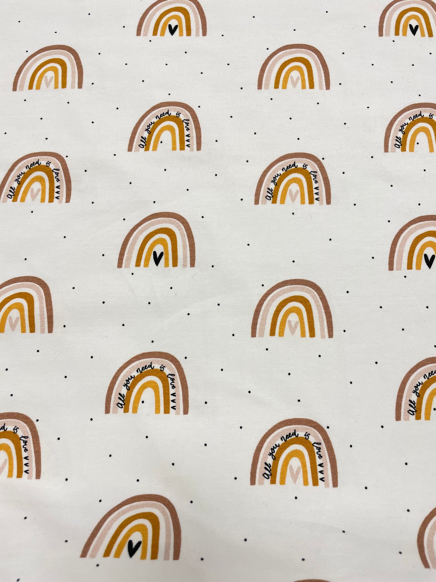 Baumwolljersey Ludos Lieblinge Eigenproduktion Regenbogen