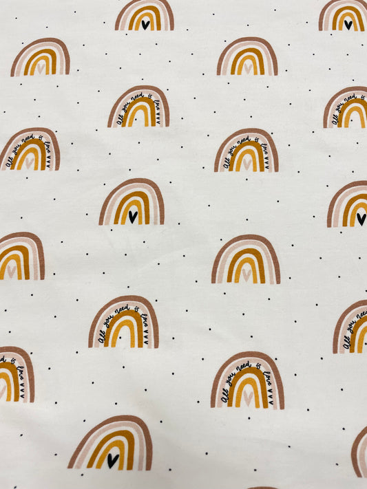 Baumwolljersey Ludos Lieblinge Eigenproduktion Regenbogen