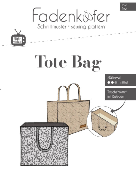 Fadenkäfer Schnittmuster "Tote-Bag"