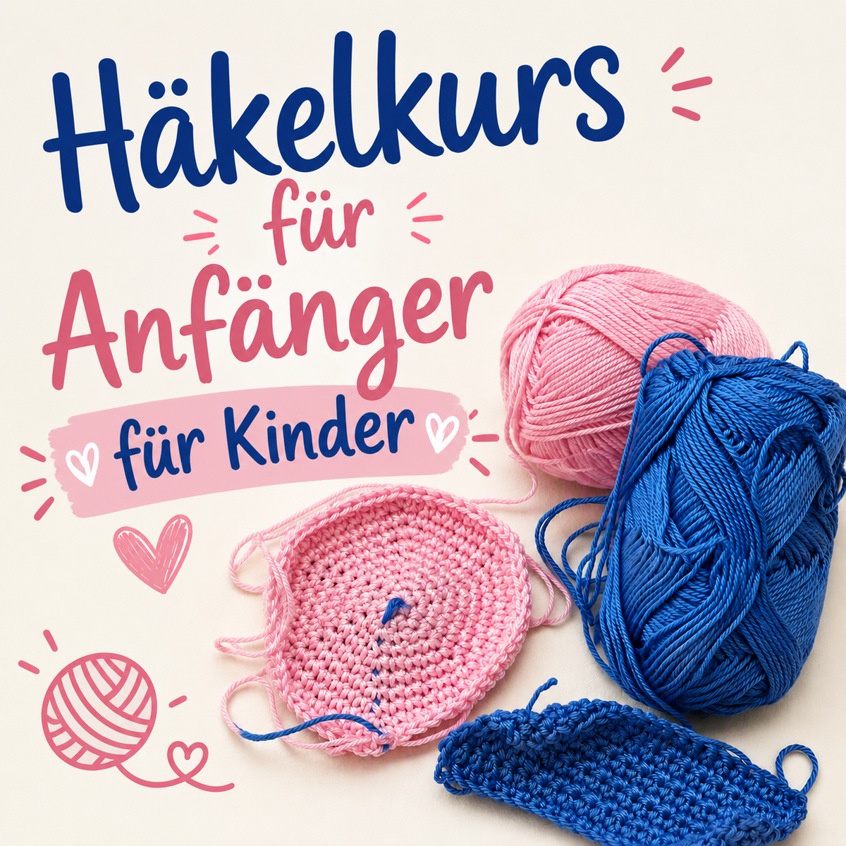 Kinderkurs Häkel lernen mit Katrin