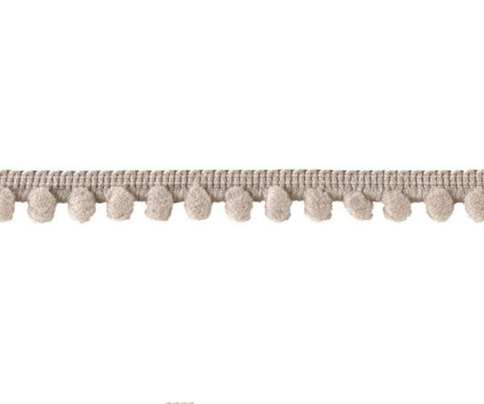 Pomponborte 12mm beige