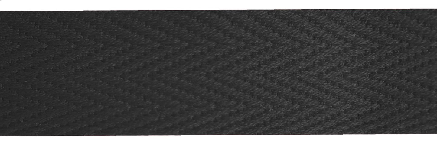 Baumwollband kräftig 30mm breit 2,5m lang schwarz