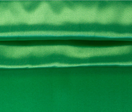 Polyester Satin grün