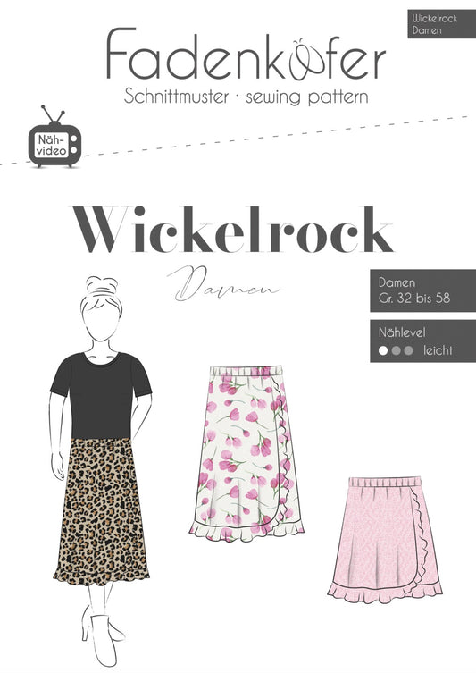 Fadenkäfer Schnittmuster "Wickelrock" Damen